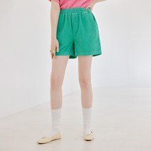 [제너럴아이디어 스탠다드] 코듀로이 하프 팬츠 [GREEN] / S22A07017