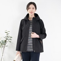 엄마옷 모슬린 면 페이크 후드 리본점퍼 JP202234마담 미시옷 50대 중년여성의류 60대 엄마옷 빅사이즈 할머니옷 여성옷