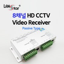 랜스타 4채널 8채널 HD CCTV 비디오 무전원 리시버 패시브타입 (AHD HD-TVI HD-CVI 호환), LS-HDP8(8채널)