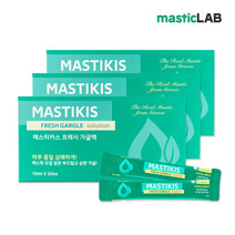 매스틱 연구소 매스티키스 프레시 일회용 스틱 가글 10ml/20포/3BOX 무불소 무알콜, 3박스