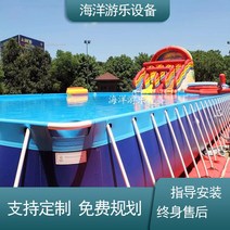 대형풀장 야외 모바일 워터파크 받침대 저수지 수영장 플 공기주입 미끄럼틀 돌진함 관문을 돌파함 부표 사물 2826196482, 1. 5메터 하이 받침대 저수지 일평