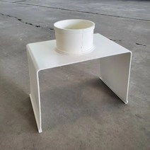 PVC 셀프 연결 거터 처마 홈통 빗물 파이프 지붕 플라스틱 배수 U자형 기와 낙엽 방지망 거름망 싱크, D_화이트 드레인