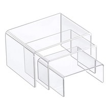 사다리선반 원목 아크릴 라이저 스토리지 랙 분리형 만화 캐릭터 사다리 프레임 홀더 장난감 자동차 모델 지갑 향수 디스플레이 스탠드, [02] WHITE