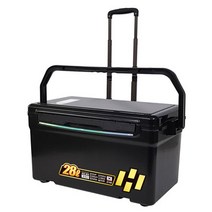 해동 HB-1831 카리스마 캐리어 아이스박스 28리터 갈치 한치 갑오징어, 블랙
