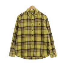 빈폴 머스터드브라운 체크 면 남방 남자 6151