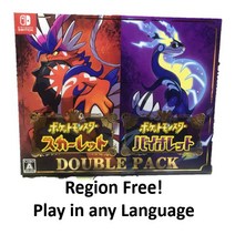 포켓몬 Scarlet & Violet Double Pack for Nintendo Switch NEW! Limited
