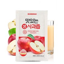 참앤들황토농원 맛있는 생사과즙 100ml x 100포 1박스 실속포장, 상세 설명 참조, 맛있는 생 사과즙 100mlX100포 (알뜰포장)
