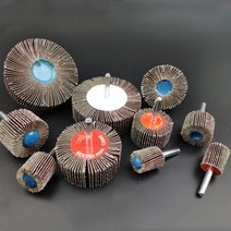 원형사포 전동사포 1pcs 샌드페이퍼 그라인딩 플랩 휠 디스크 로터리 셔터 폴리싱 헤드, 60x25x6(60방)