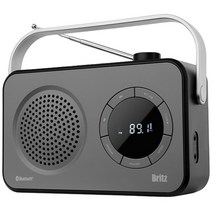 브리츠 BZ-R800BT 라디오 블루투스 스피커 블랙 (AC 전원), 1개, 선택하세요