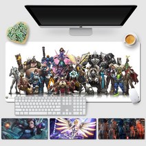 오버워치 키보드 마우스 게이밍 장패드 23종 D.VA 메르시 겐지 트레이서 한조, 11