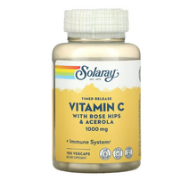 Solaray 서방형 비타민C 1 000mg 베지 캡슐 100정, 1개