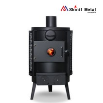 신일금속 더버라 화목난로 중형 20평형 SL-200S, 단품
