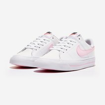 (국내매장판/AS가능) 나이키 코트 레거시 화이트 핑크 운동화 스니커즈 테니스화 골프화 AM