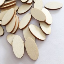 우드버닝 나무 라운드 공백 디스크 미완성 원형 조각 컷 아웃 스마스 공예 태그 품 50 개