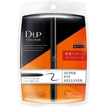 일본직발송 6. D-UP(딥업) D UP (디 업) 슈퍼 피트 젤 라이너 블랙 아이 라이너 1 개 (X 1) B0756X16WP, One Size