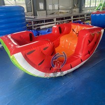 에어시소 에어바이킹 시소 장난감 소품 바다 야외, 2.6-1.5-1.1m4인용수박