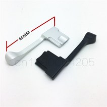 후지 필름 블랙 슬리버용 메탈 썸 업 그립 X100F X70 X30 XA3 XA2 XA1 XE3, 02 은
