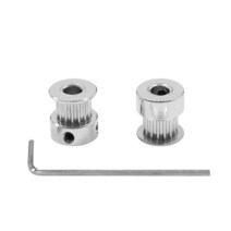 랫풀다운도르레 등운동 파워렉 가정용 3D 프린터 부품 GT2 20 Teeth Bore 5mm/6.35mm/8mm 타이밍 알루미늄, 04 20T B8_02 width-6mm