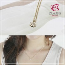 [클래스에스]14K 썬플라워 목걸이