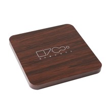 맑게울려퍼지는 원목 고속 무선충전기 TEMC001 15W, 딥브라운