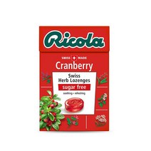 리콜라 무설탕 캔디 크랜베리, 40g, 3개