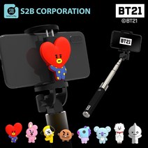 BT21 피규어 블루투스 셀카봉, lhy_ 치미, lhy_ 본상품선택