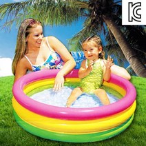 원형 미니 튜브수영장 아기 유아용 베란다 에어풀장