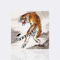 보석십자수 수재샵 백두산호랑이 50x50