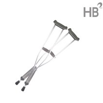 알루미늄 클러치목발세트 (1조) / 버튼클러치목발 병원용