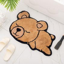 401FLEX 동물 캐릭터 욕실 주방 현관 발 매트 카펫 10 COLOR 3 SIZE, 곰돌이