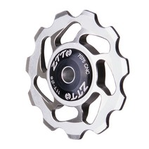 알루미늄 세라믹 베어링 자키 휠 풀리 도로 자전거 뒷 변속기, silver