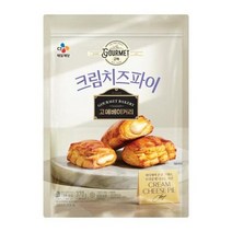 CJ 간편식 고메 베이커리 크림치즈파이 냉동식품 370g 1세트, 11세트