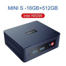 Beelink 미니 S 데스크탑 게이밍 컴퓨터 인텔 11 세대 N5095 PC 윈도우 DDR4 8GB 128GB 256G SSD VS J4125 GK GK3V, 없음, 16GB512GB+Intel N5095+미국
