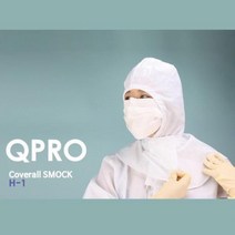 ARHC SQ-A 19 방진 후드 제전 무진 H-1 기본형 위생 옷 방진복 가운, 화이트4XL