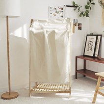까사베르데 베네 리본 자취방 행거 가리개 가림막 커튼 덮개 (9color/2size), M (115cm x 240cm), 체크 블랙