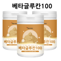 발효 베타글루칸 효모 벗섯 곡류 균사체 미생물 건조효모 아연 셀렌 백수오 효소 2500억 유산균 생균 프락토올리고당 추천, 베타글루칸 100g × 3통