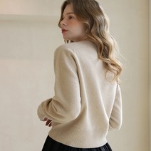 [정상가 156 000원][커넥시티 22FW] 홀가먼트 크롭 니트_Beige