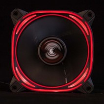 컴퓨터냉각팬 cpu쿨러 쿨링팬 120mm 냉각 팬 rgb pc 라디에이터 케이스 조절 팬 led 방열판 쿨러 팬을위한 다채로운 조용한 쿨러 팬, 빨간색