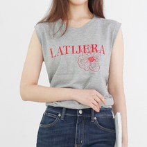 티엔걸 여성 프린팅 민소매 나시 티셔츠 TNG-305SL