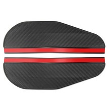 기아 자동차 악세사리 튜닝 용품 비 눈썹 리오 씨드 용 사이드 미러 커버 현대 투싼 크레타 코나 쏠라리스 엑센트 엘란트라, 블랙