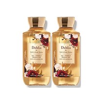 BBW 배쓰앤바디웍스 마시멜로 펌킨 라떼 샤워 젤 선물 세트 10온스 2팩 20온스, Dahlia_10 Fl Oz