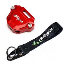 MOWOK CNC는 가와사키 닌자 650 1000SX 400 오토바이 키 커버 케이스 ZX10R ZX6R 키링 체인 레드
