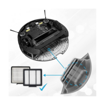 대걸레 교체용 헤파 필터 진공 청소기 액세서리 샤크 이온 S7 R5 RV50 호환, 한개옵션0
