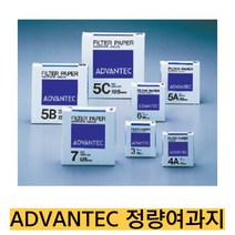 일본/ADVANTEC 정량여과지 No.5B/지름 90mm 1팩 100개입, 1개