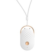 산소발생기 usb 미니 휴대용 음이온 공기 청정기 산소 집중 장치 목 공기 청정기 연기, 하얀