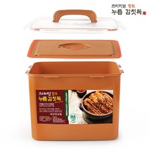 김치 신선보관 가스배출 누름판 밀폐통 모던주방 심플, 16L x1개