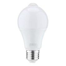 12W 모션 센서 전구 실내 / 실외 운동 활성화 보안 LED 전구 1000LM E26 / B22 3500K의 따뜻한 화이트, 보여진 바와 같이, 하나