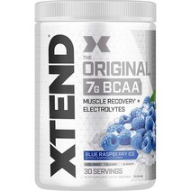 Scivation 싸이베이션 XTEND 엑스텐드 BCAA 30 서빙 아미노산 12가지, Blue Raspberry Ice