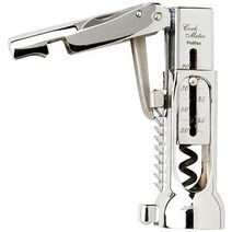 Pulltex Brucart 컴팩트 크롬 도금 코르크 스크류 디럭스 팩 파우치 포함, 한개옵션0