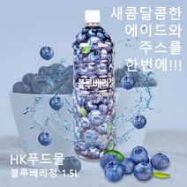 HK푸드몰 블루베리청 1.5L 과일청 과일 건강식 과일주스 열매청 농축액 액기스 진액 과즙 발효 음료 에이드, 상세페이지 참조